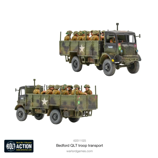 Bedford QLT troop transport (plastic)