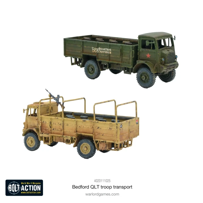 Bedford QLT troop transport (plastic)