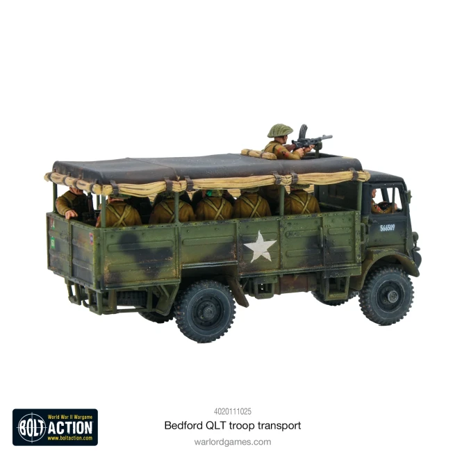 Bedford QLT troop transport (plastic)