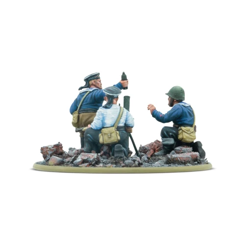 Bolt Action: Soviet Naval Brigade Medium Mortar Te