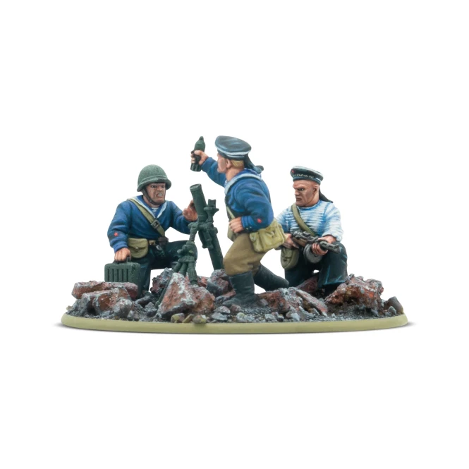 Bolt Action: Soviet Naval Brigade Medium Mortar Te
