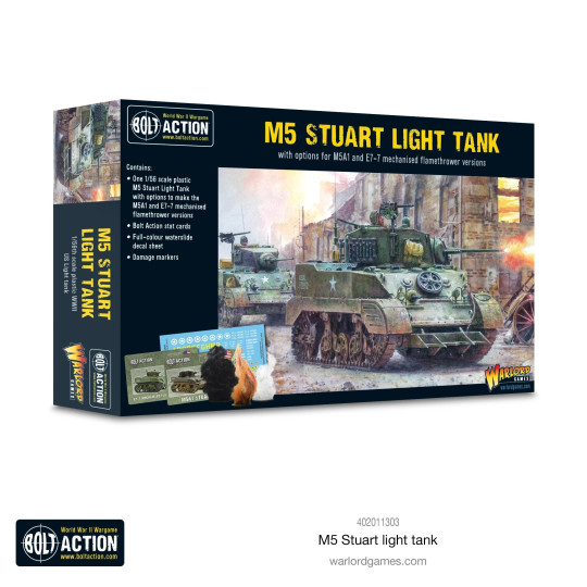 M5 Stuart Light Tank  (plastic)