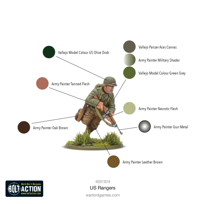 US Rangers WWII Elite Light Infantry