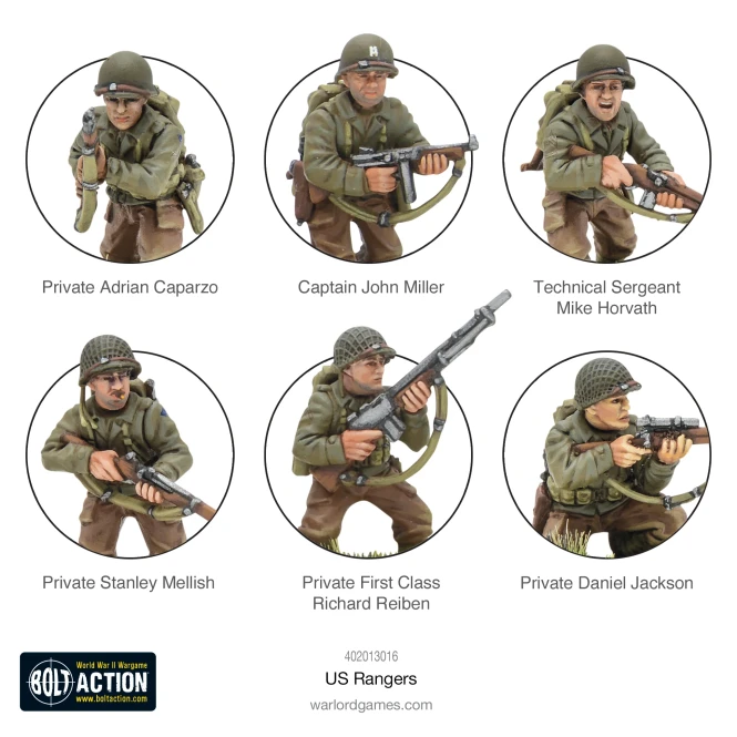 US Rangers WWII Elite Light Infantry