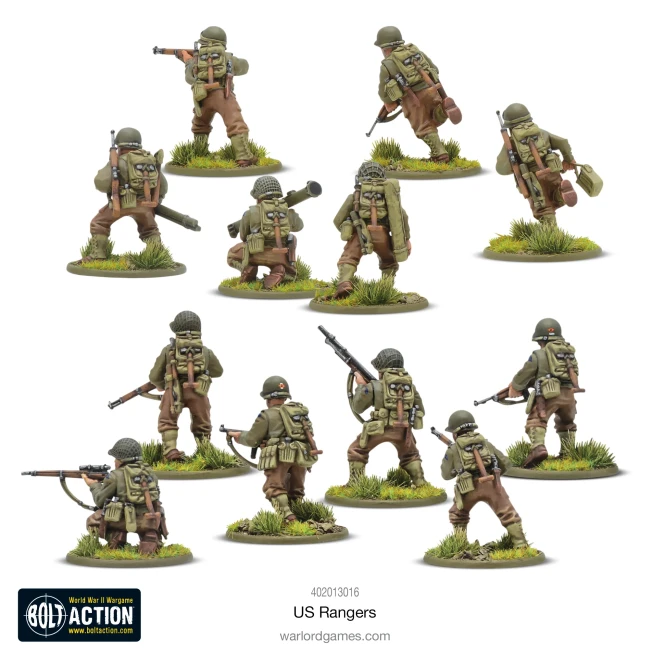 US Rangers WWII Elite Light Infantry