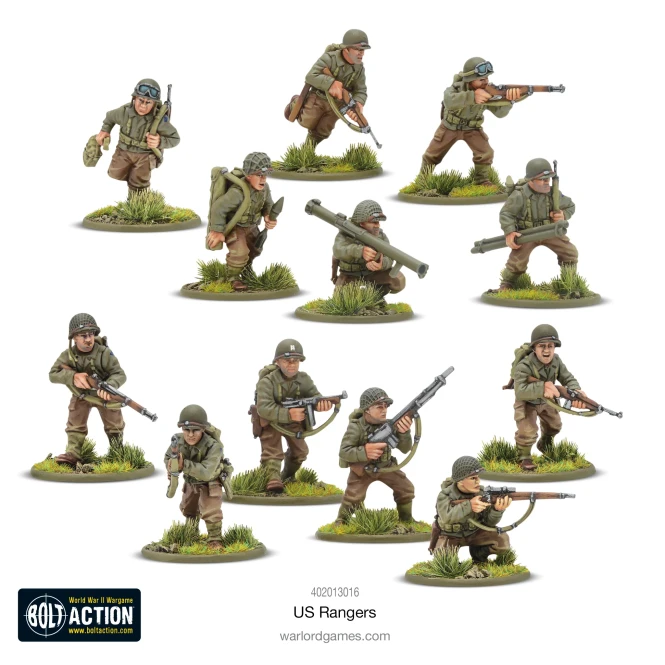 US Rangers WWII Elite Light Infantry