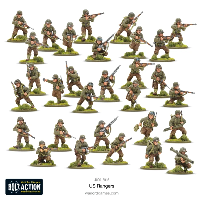 US Rangers WWII Elite Light Infantry