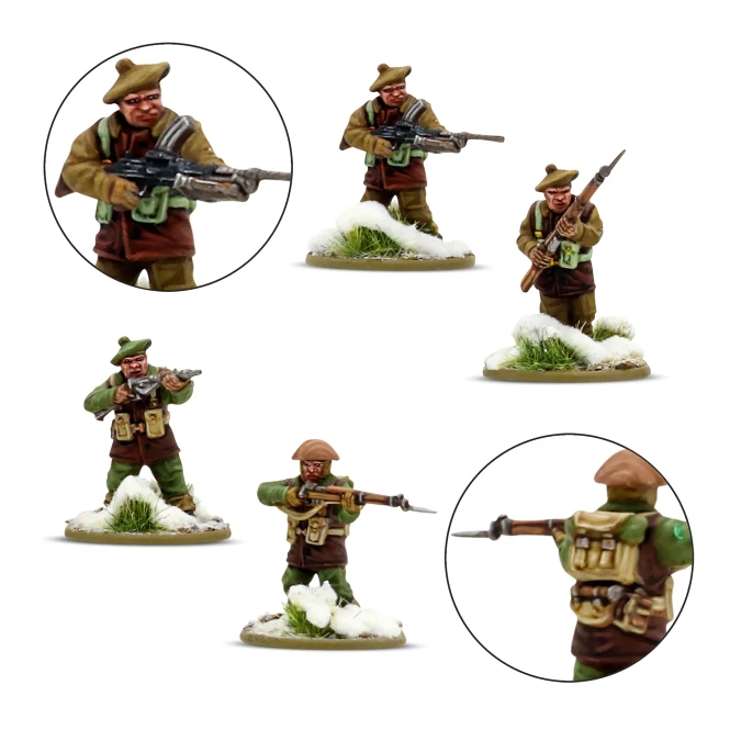 British & Canadian infantry (winter) platoon