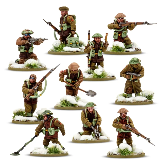 British & Canadian infantry (winter) platoon