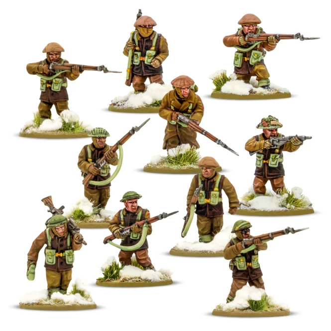 British & Canadian infantry (winter) platoon