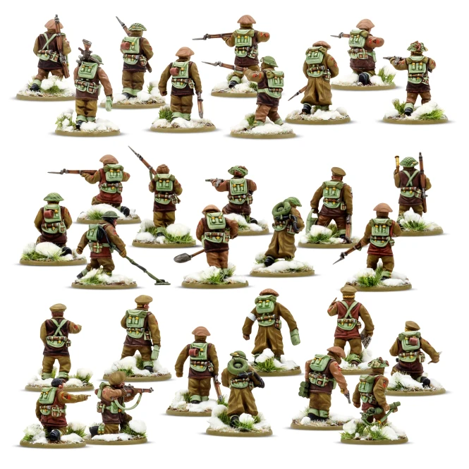 British & Canadian infantry (winter) platoon