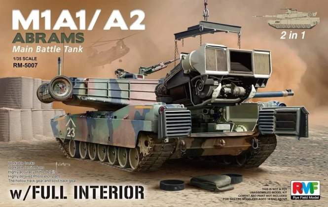 RFM-5007 M1A1/A2 Abrams with Full Interior