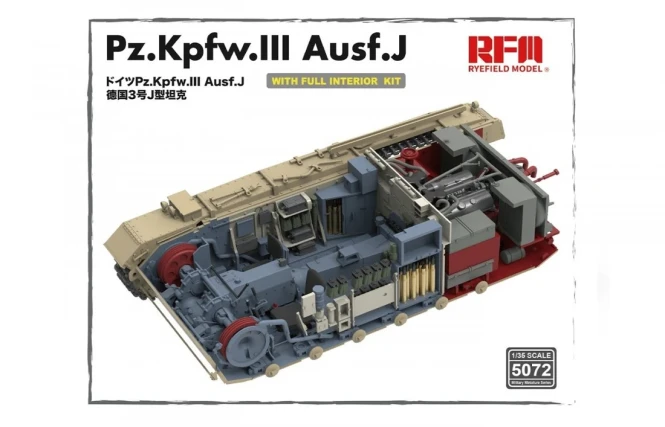 RFM-5072 Pz.Kpfw.III Ausf.J with full interior kit