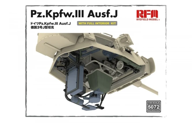 RFM-5072 Pz.Kpfw.III Ausf.J with full interior kit
