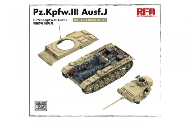 RFM-5072 Pz.Kpfw.III Ausf.J with full interior kit