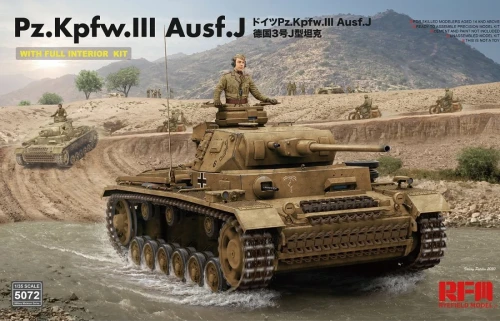RFM-5072 Pz.Kpfw.III Ausf.J with full interior kit