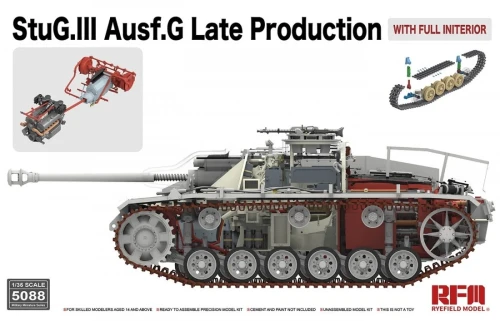 RFM-5088 StuG.III Ausf.G Late Production (Full Interior)
