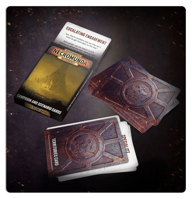 Necromunda Skirmish Campaign and Scenario Cards