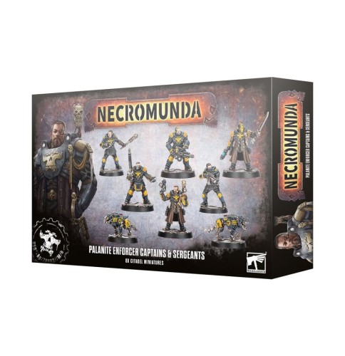Palanite Enforcer Captain & Sergeants Necromunda