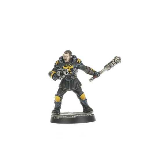 Palanite Enforcer Captain & Sergeants Necromunda