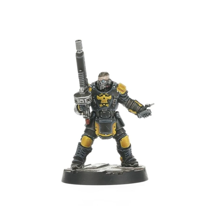 Palanite Enforcer Captain & Sergeants Necromunda