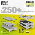 Stackable tournament tray 630 mm