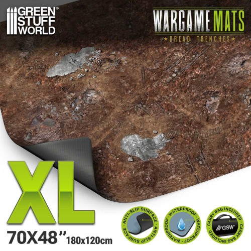 Neoprene Mat 4x6' Dread Trenches (120x180cm)