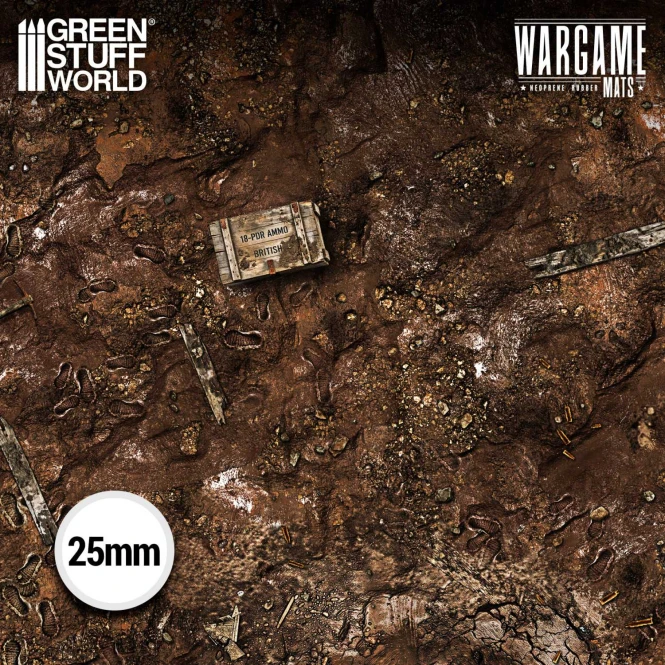 Neoprene Mat 4x6' Dread Trenches (120x180cm)