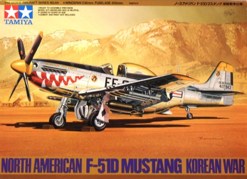 Tamiya 61044 N.A. F-51D Mustang Korean War