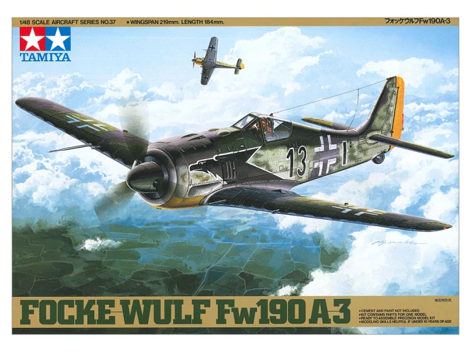 Tamiya 61037 Focke-Wulf Fw190 A-3