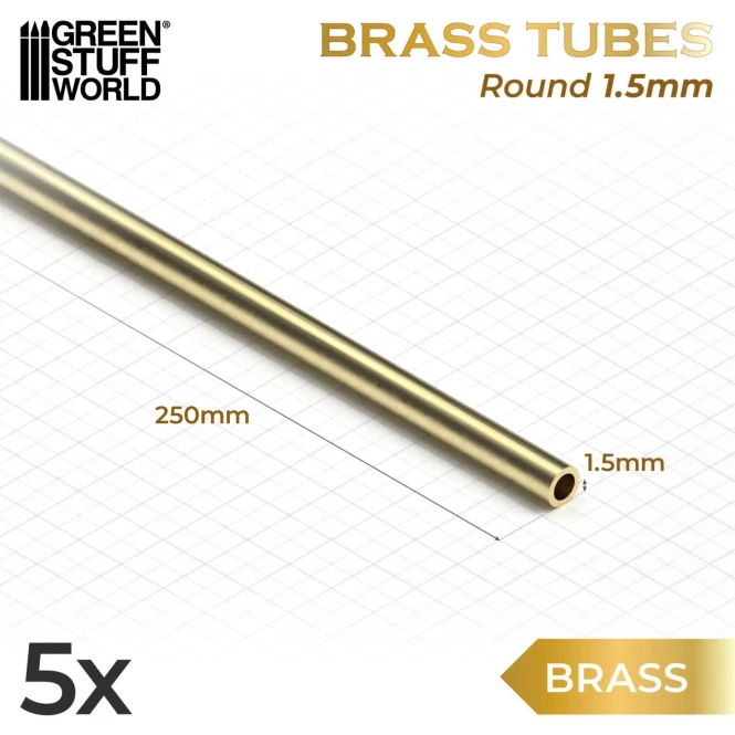 Brass Tubes 1.5mm