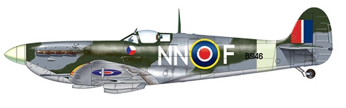 Italeri 1307 1/72 Spitfire Mk. VI
