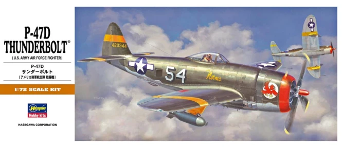 Hasegawa A8-00138 1/72 P-47D Thunderbolt