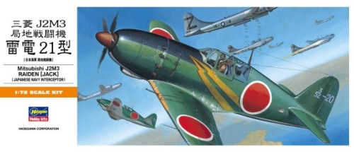 Hasegawa A5-00135 1/72 J2M3 Jack (Raiden)