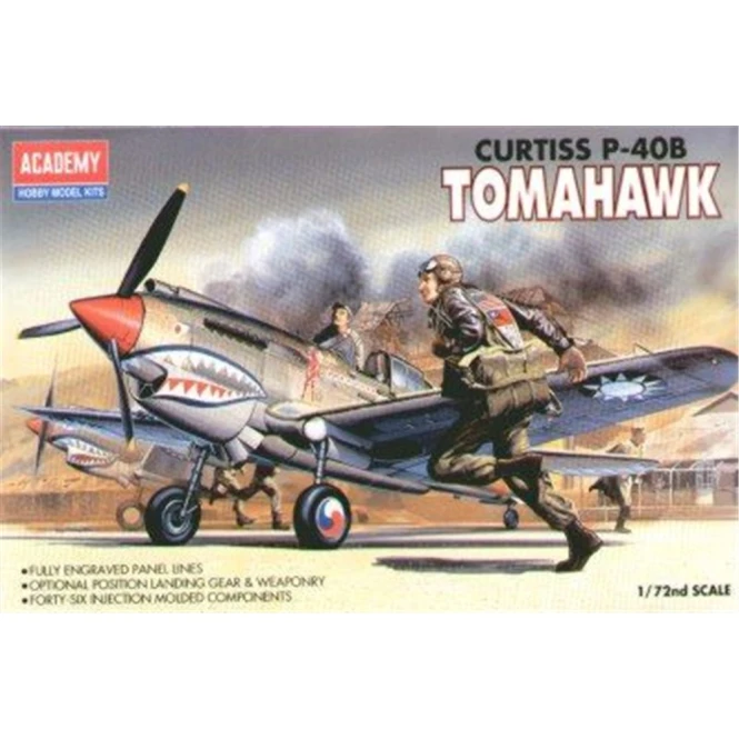 Academy 12456 P-40B - 1/72