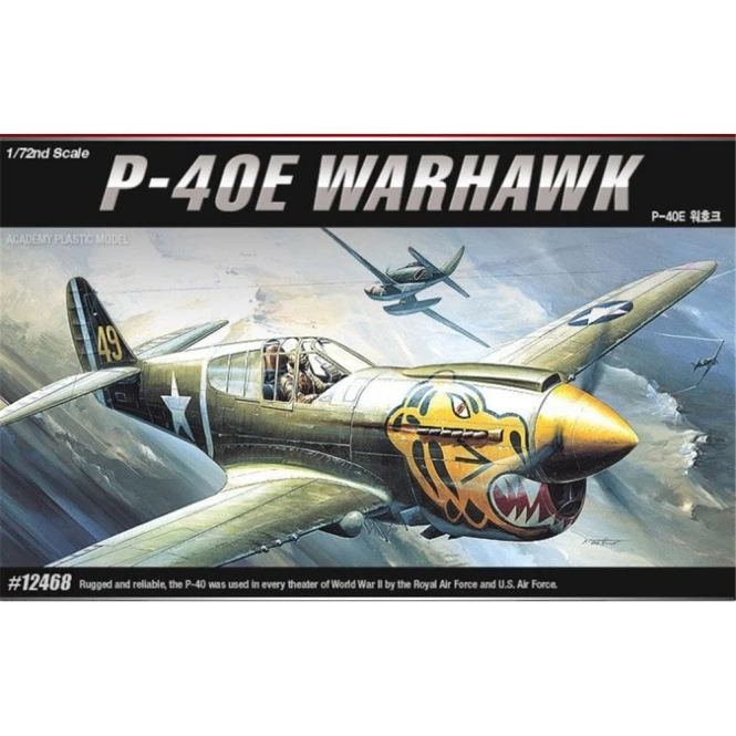 Academy 12468 P-40E Warhawk - 1/72