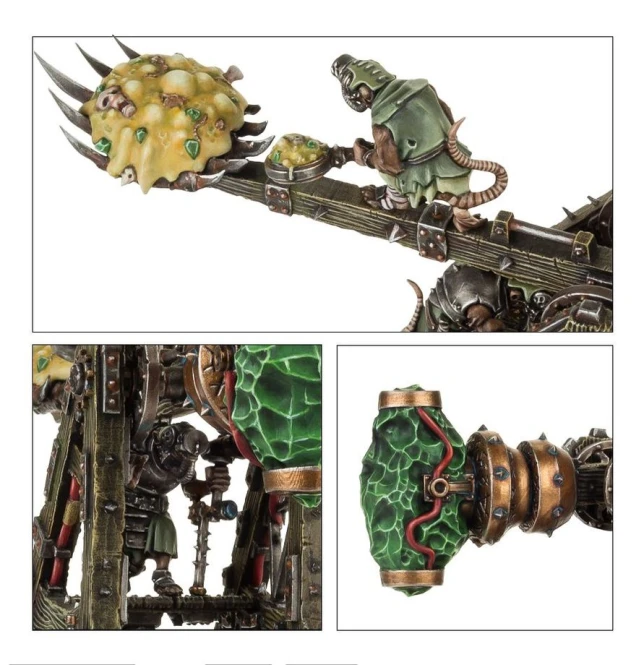 Skaven Pestilens Plagueclaw Warp Lightning Cannon