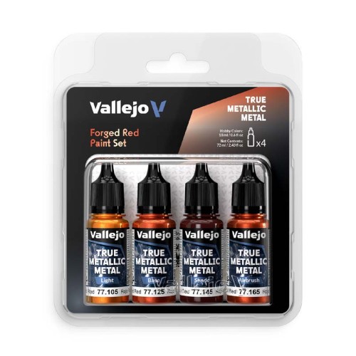 Vallejo 77260 TMM Color Set Forget Red (4 x 18 ml)