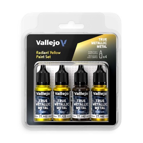 Vallejo 77259 TMM Color Set Radiant Yellow (4 x...