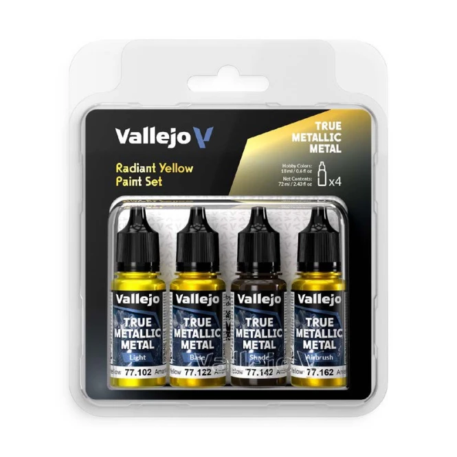 Vallejo 77259 TMM Color Set Radiant Yellow (4 x...