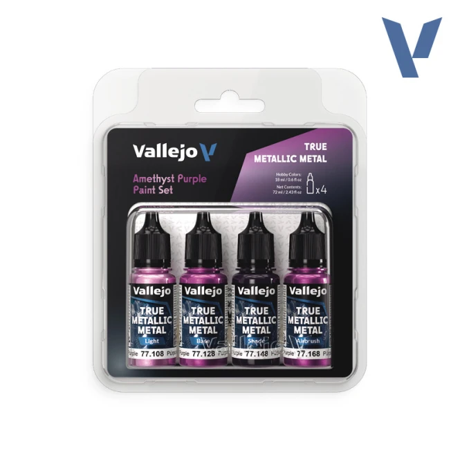 Vallejo 77255 TMM Color Set Amethyst Purple (4 ...