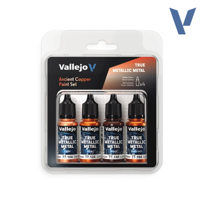 Vallejo 77253 TMM Color Set Ancient Copper (4 x...