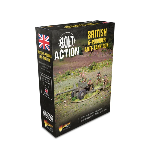 British 6-pounder Anti Tank Gun