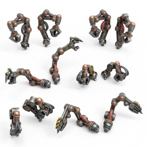 3D Printed - Modern & Sci-fi - Techno Servo Arms
