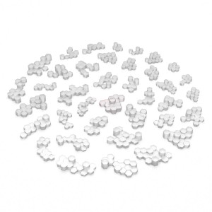 3D Printed - Crystals - Quartz crystal clusters