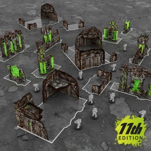 MDF Pre-Painted Foldable Terrain Pack 11th edition