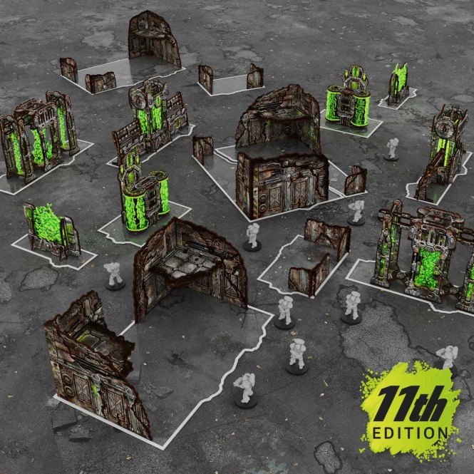 MDF Pre-Painted Foldable Terrain Pack 11th edition