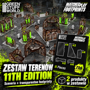 Warhammer 4000 11 edycja Tereny i footprinty do 11 edycji