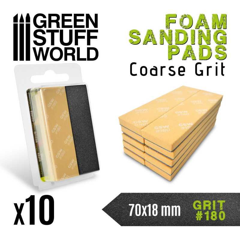 Foam Sanding Pads 180 grit
