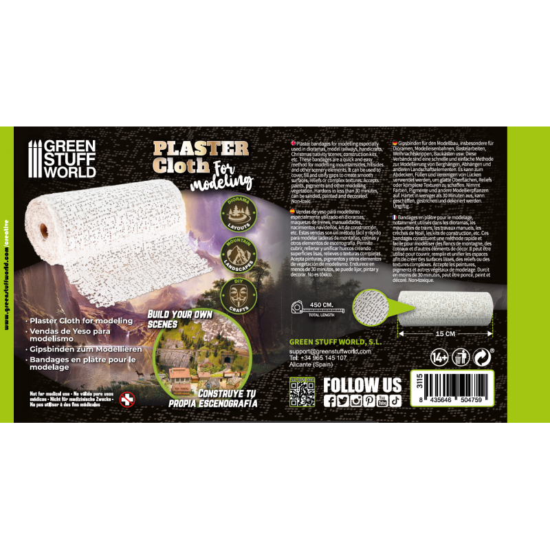 Modeling Plaster Cloth